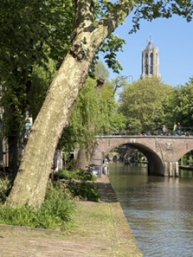 Oudegracht vanaf Geertestraat